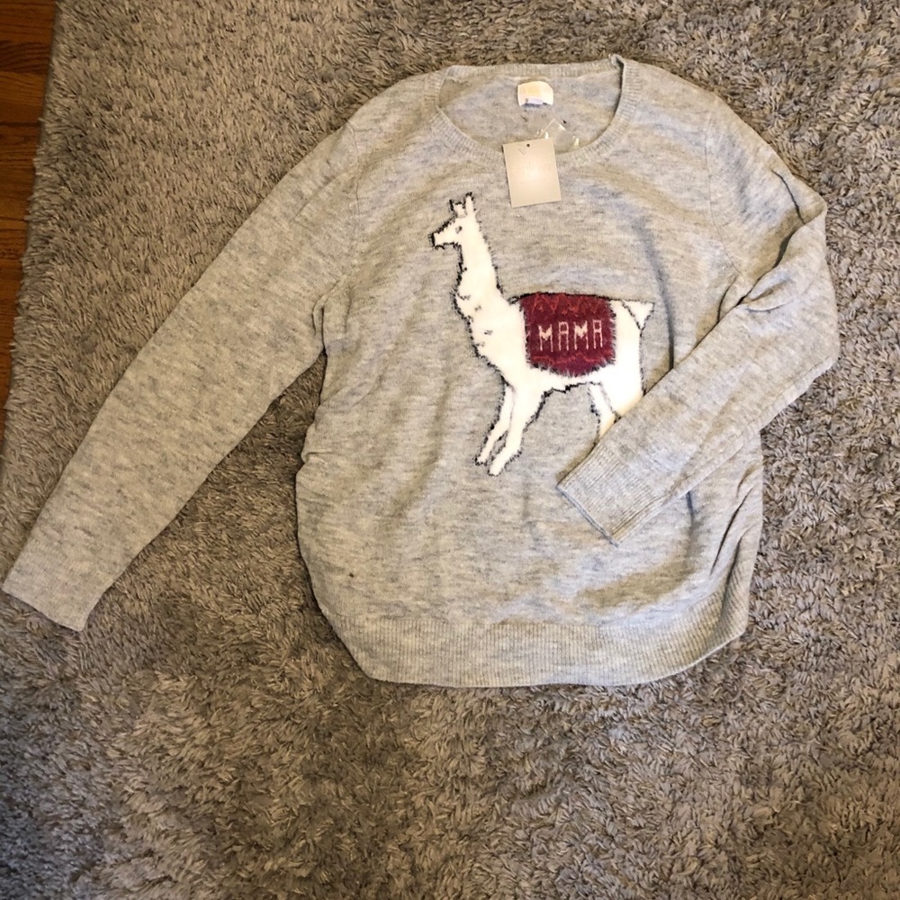 A Glow Maternity Sweater